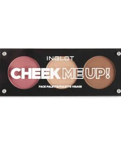 פלטת איפור הכוללת ברונזר, היילייטר וסומק CHEEK ME UP!