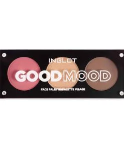 פלטת איפור הכוללת ברונזר, היילייטר וסומק GOOD MOOD